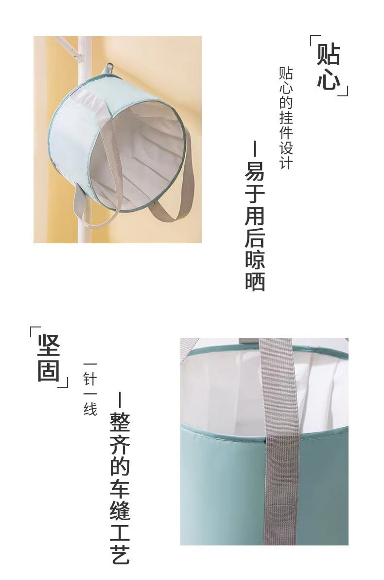 折叠泡脚桶旅行便携式保温足浴盆加高过小腿深桶家用多功能泡脚袋详情8
