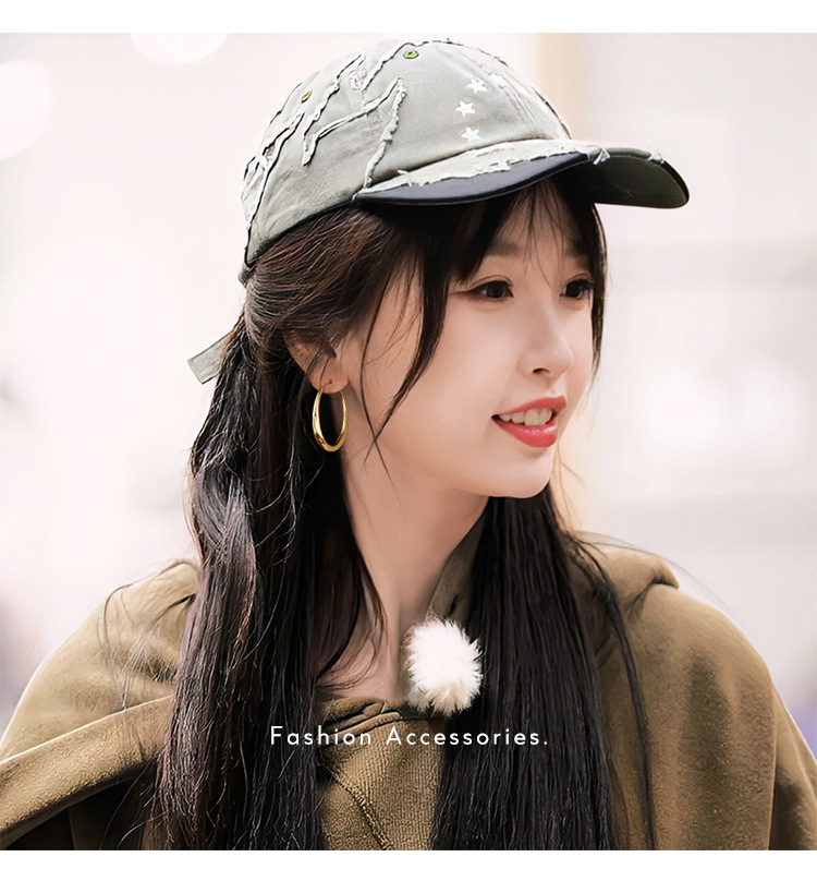 大圆圈螺旋耳夹女款2024新款爆款素圈高级感无耳洞耳环方圆脸耳饰详情22