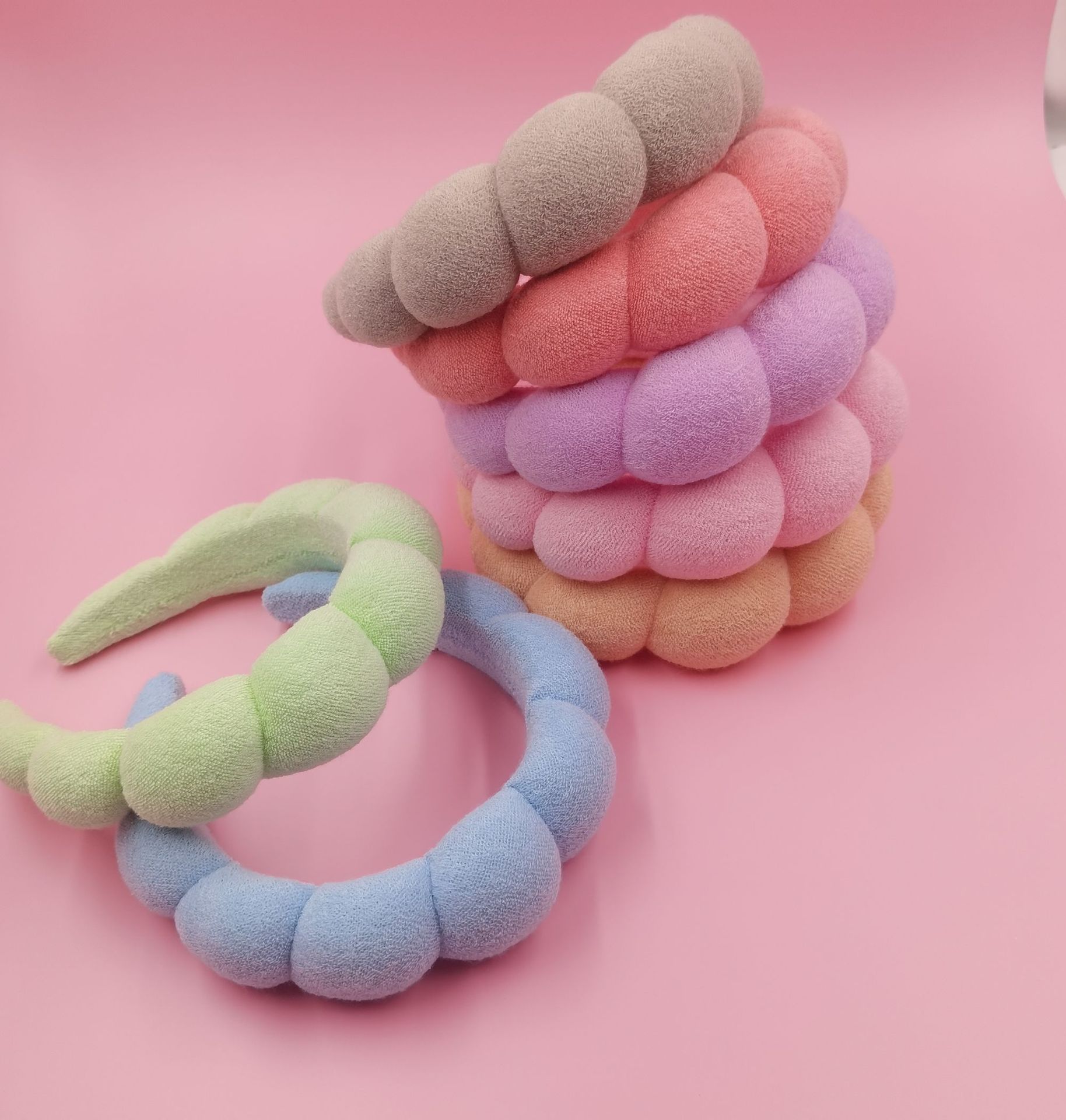Exclusive Qiwei Accessories, exclusive Qiwei Accessories, popular European and American headwear, hair accessories, towel cloth, large sponge, face wash, yoga, cute and versatile hair bands, hair bands pic 14