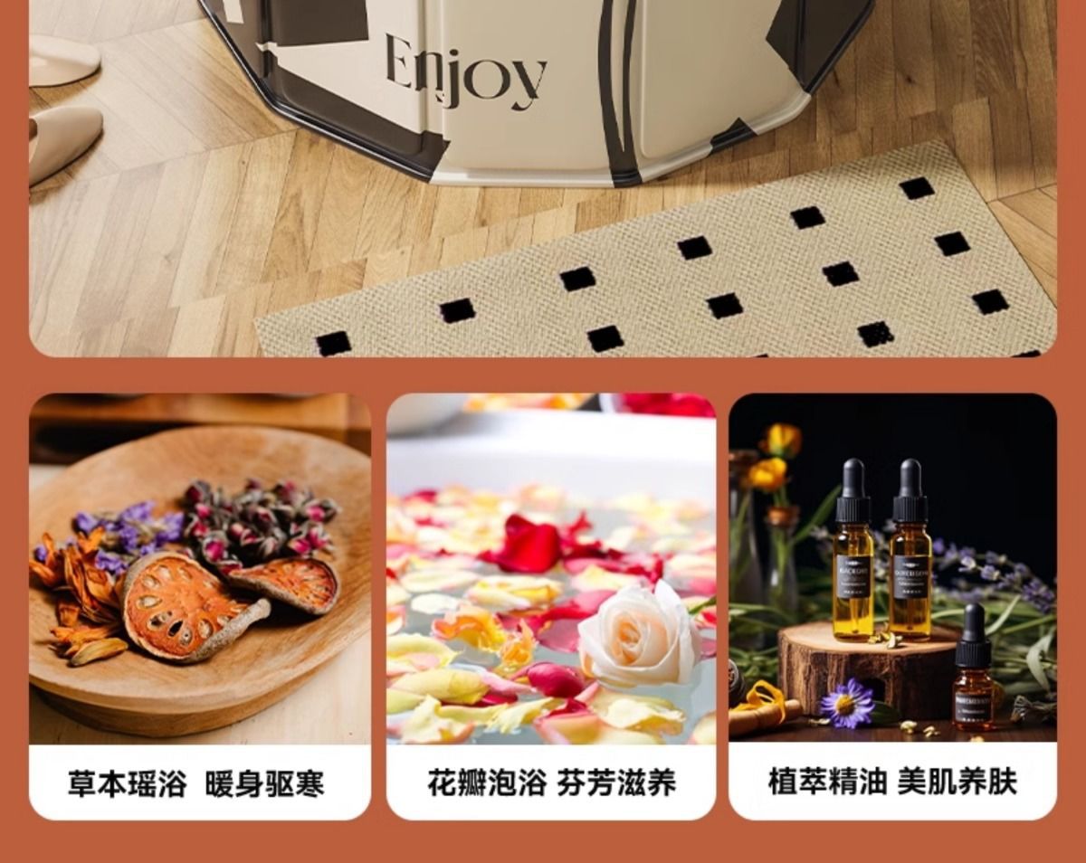 泡澡桶大人折叠泡浴桶洗澡桶儿童可坐浴盆游泳桶成人浴缸全身浴桶详情17