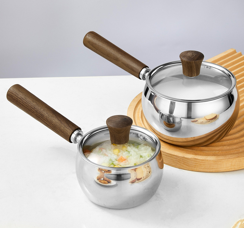 316不锈钢奶锅木柄宝宝辅食锅家用煮面煮汤小汤锅炉灶通用小奶锅详情14