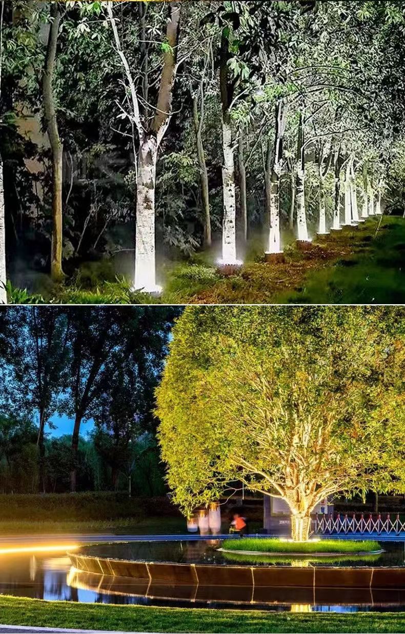 Factory wholesale solar tree-hugging lights, LED tree lighting lights, outdoor waterproof lighting lamps, solar garden lights and colored lights pic 23