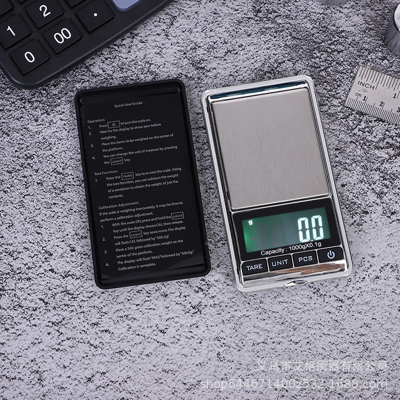 Mini 0.01g gram scale Portable pocket jewelry scale palm pic 19