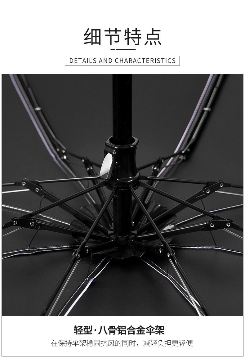 超轻扁五折伞六骨晴雨伞太阳伞晴雨两用迷你折叠遮阳伞礼品批发详情27