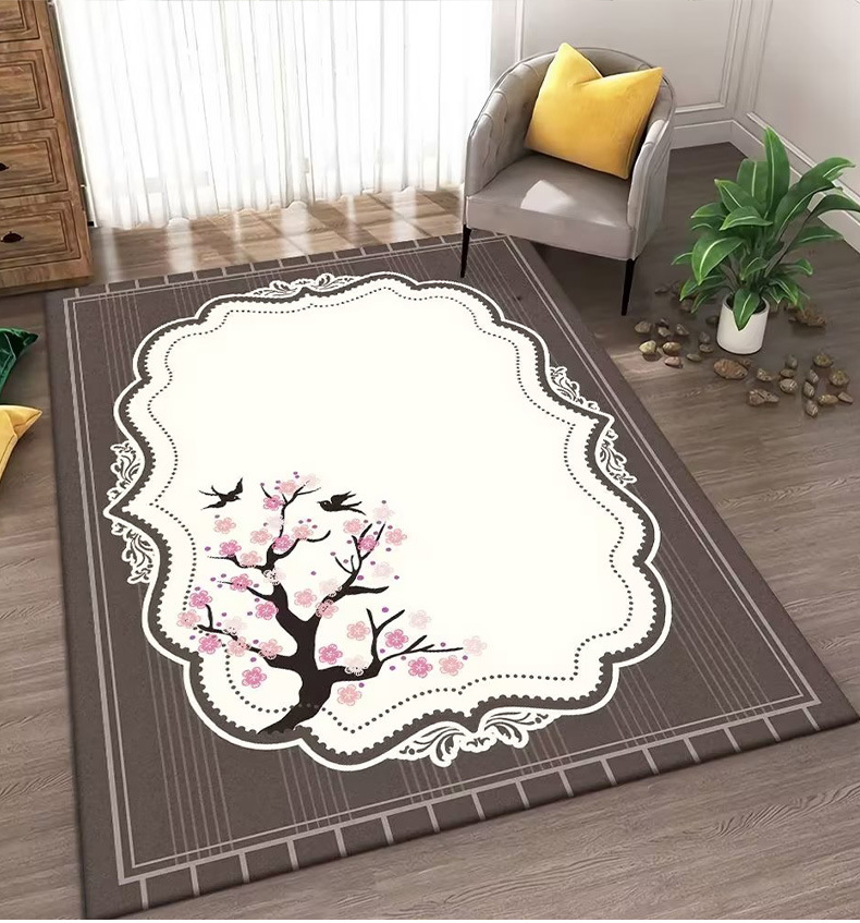 Cross-border prayer carpet, pilgrimage carpet, retro travel pilgrimage carpet, soft Arab Middle East pilgrimage carpet custom-made pic 5