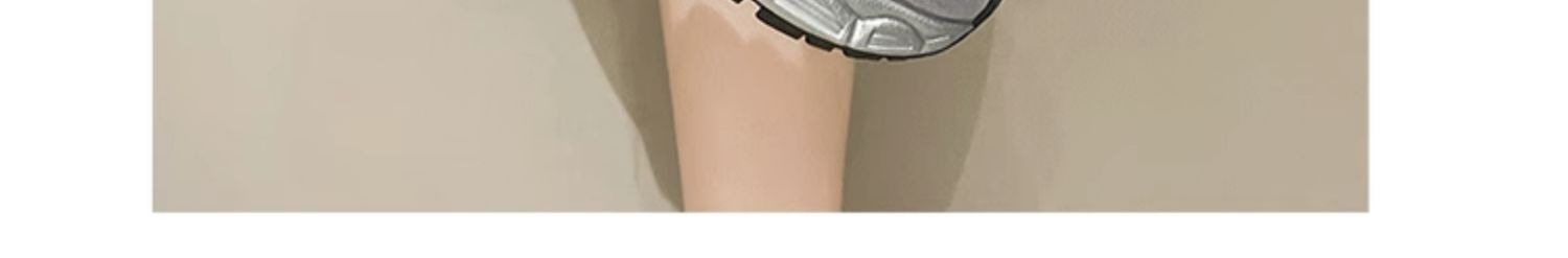 老爹鞋女2025春季新款厚底圆头网面休闲女鞋银色潮牌时尚运动鞋详情12