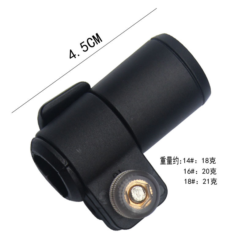 从林豹铝合金外锁扣 直柄三节6061铝 7075登山杖 通用配件详情4