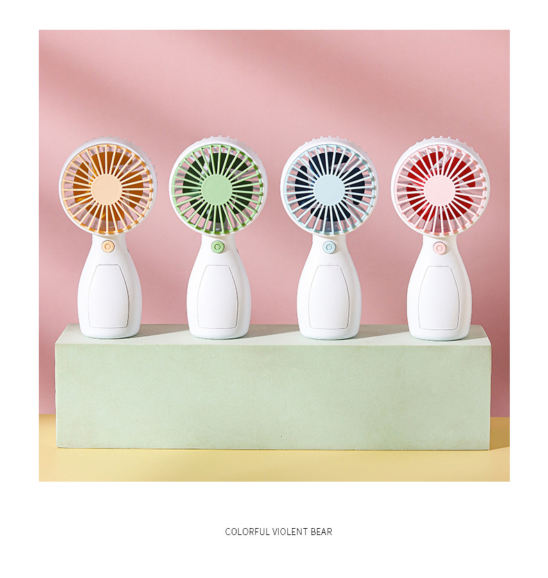 Summer handheld fan usb charging small fan portable mini dormitory desktop silent gift ground promotion wholesale pic 3
