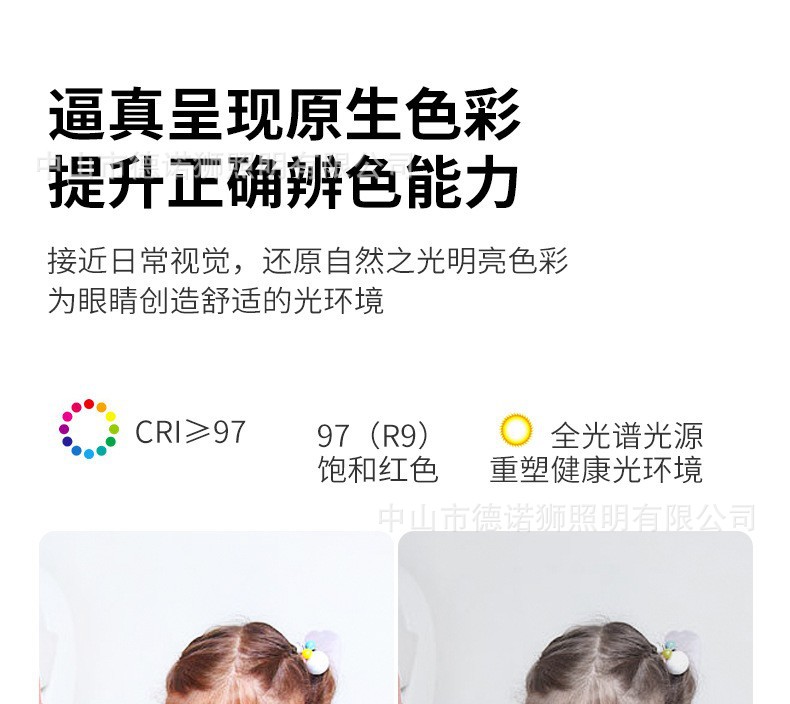 全光谱护眼LED吸顶灯家用客厅创意卧室现代普瑞灯具饰中山全屋详情15