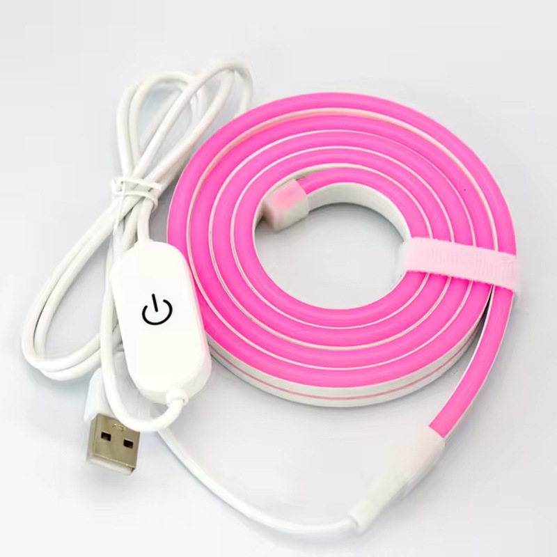 USB灯带5V低压柔性霓虹硅胶灯条防水led化妆镜床头电视背景氛围灯详情14