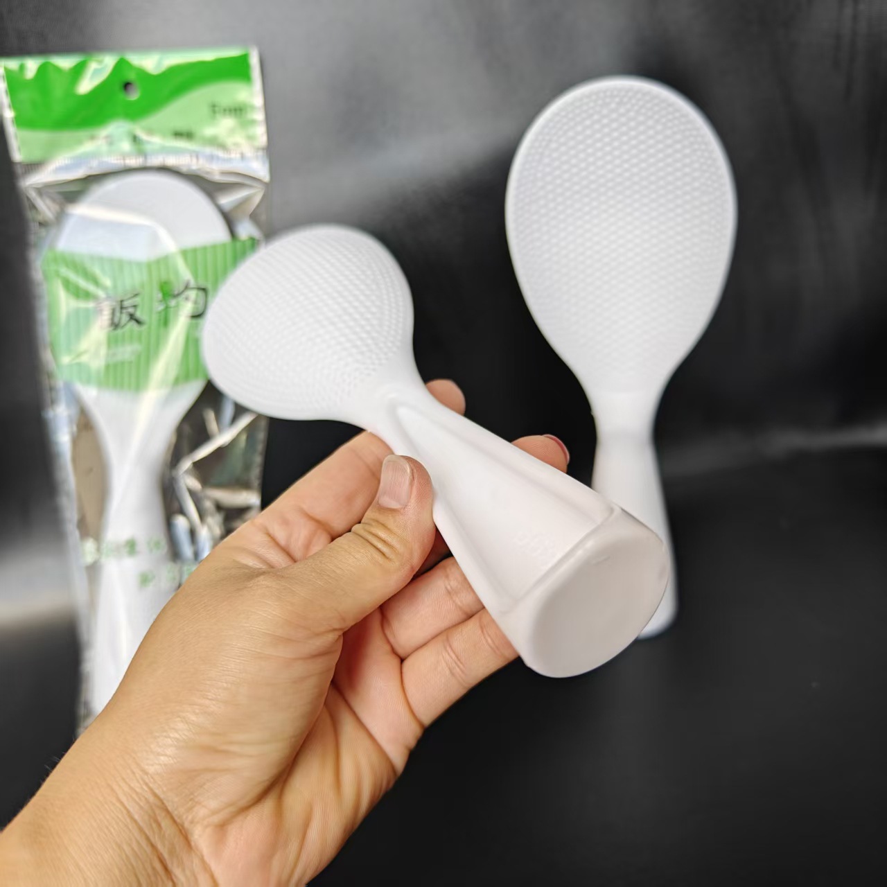 【 Zone 3-7 】6689 rice spoon 420 yuan per box. 6689 new rice spoon, upright rice serving spoon, plastic rice spoon, wholesale 1 yuan pic 5