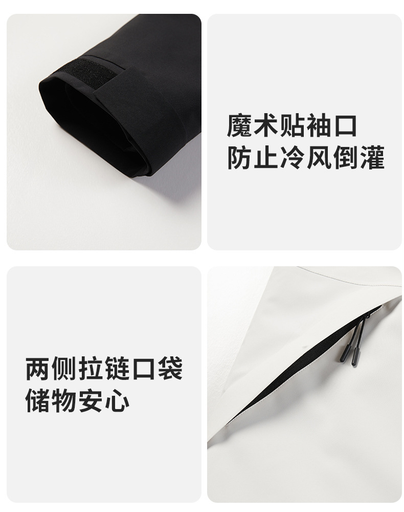 冲锋衣三合一男女款冬装两件套可拆卸防风防水保暖加厚滑雪工作服详情31