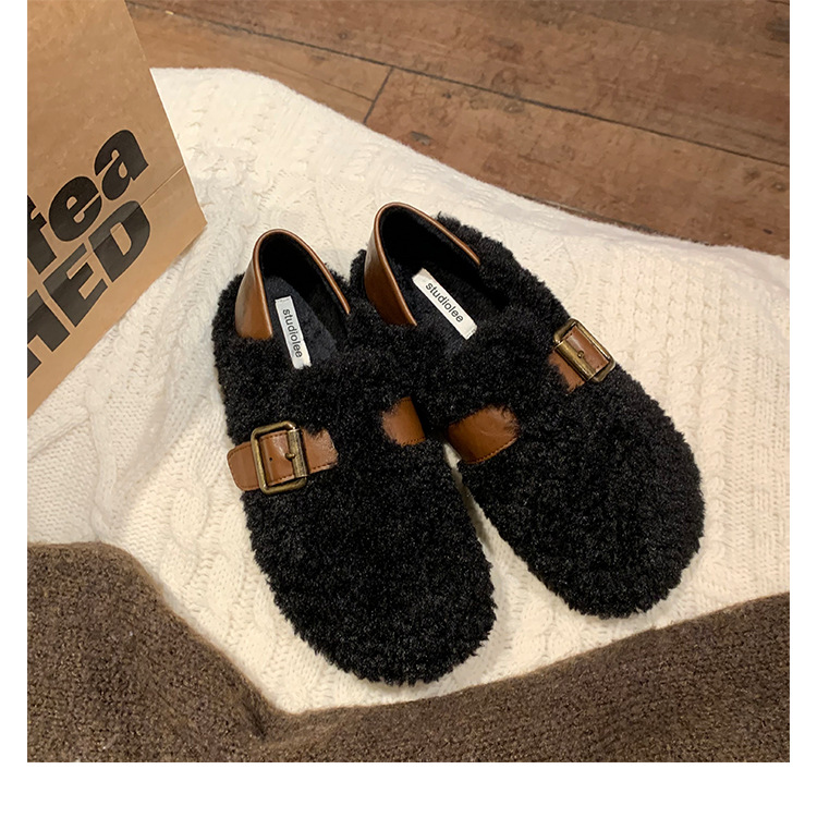 Warm and cozy plush slippers for women, winter home cotton slippers, warm and comfortable, anti-slip thick-soled plush slippers for women pic 40