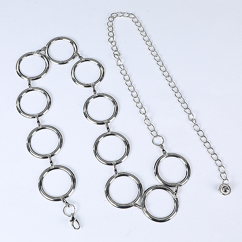 腰链女款高级感韩版时尚连衣裙腰带女百搭装饰金属大圆环裤链批发详情46