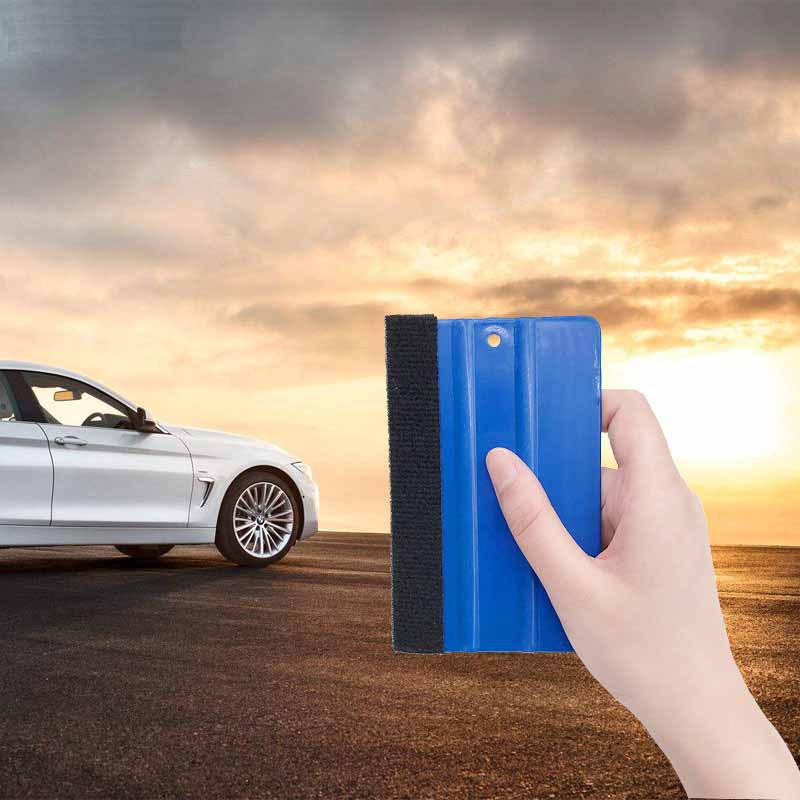 Car film application tools, square scraper, flannel scraper, advertising explosion-proof film, invisible car film, color-changing film scraper pic 1