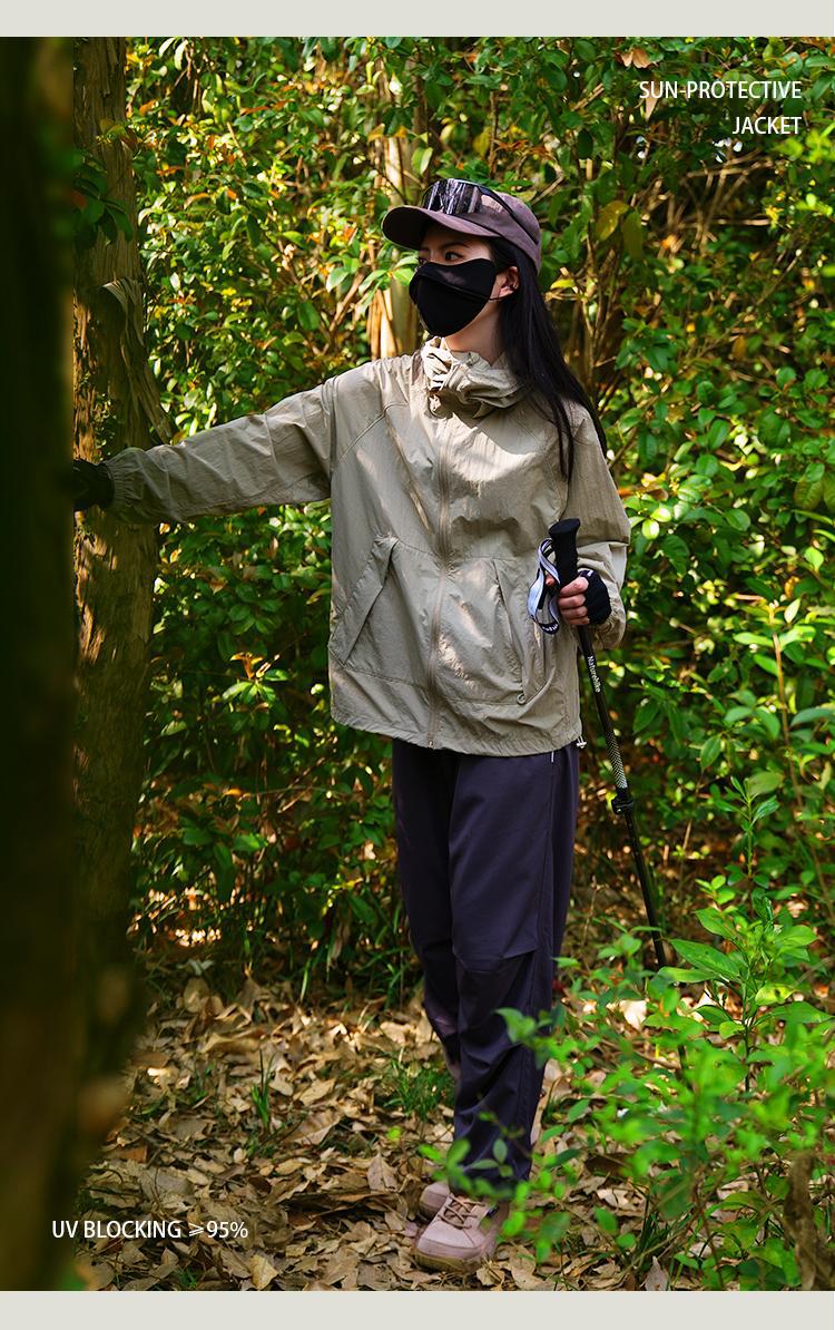 屿境骆驼冰感山系防晒衣男女夏薄款UPF50+防紫外线户外宽松防晒服详情9