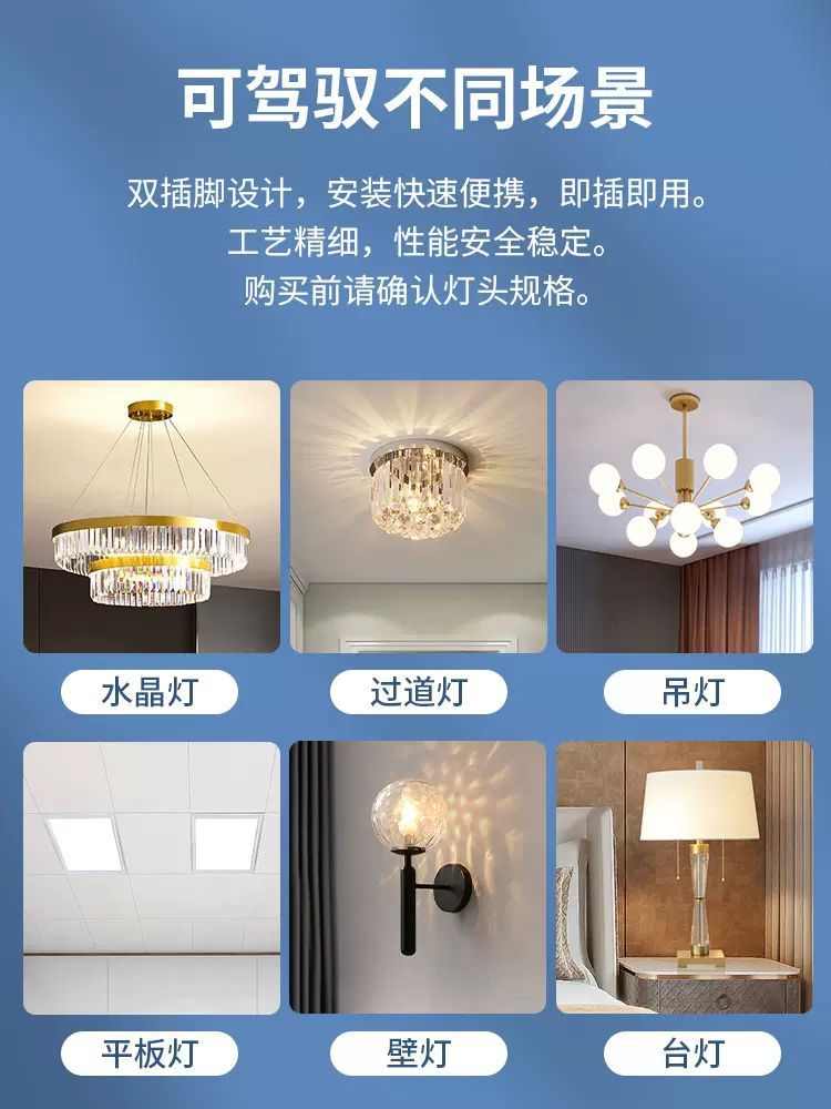 G9 LED pin small bulb, G4 high-brightness energy-saving light source, flickerless 220V ceramic corn lamp, three-color light pic 17