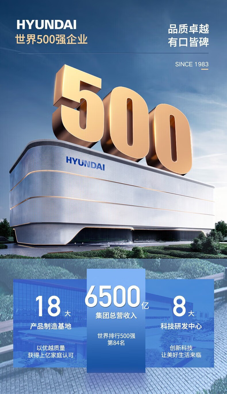 严选HYUNDAI电动筋膜枪充电款按摩器四六头按摩枪专业级肌肉按摩详情11