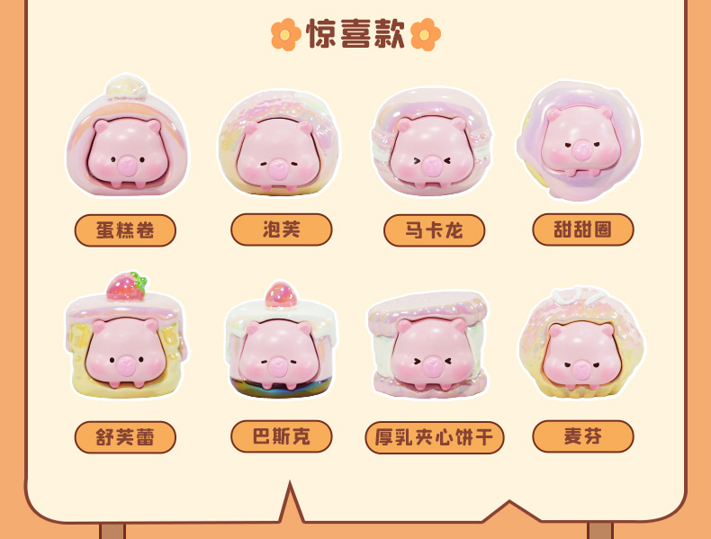 可爱面包卡皮巴拉盲盒潮玩桌面摆件工位装饰品送女友创意生日礼物详情3