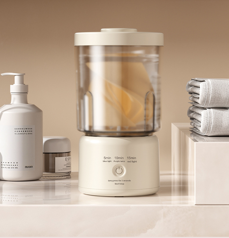 二合一迷你小型无线迷你便携式洗袜子专用分体洗衣杯化妆刷详情2