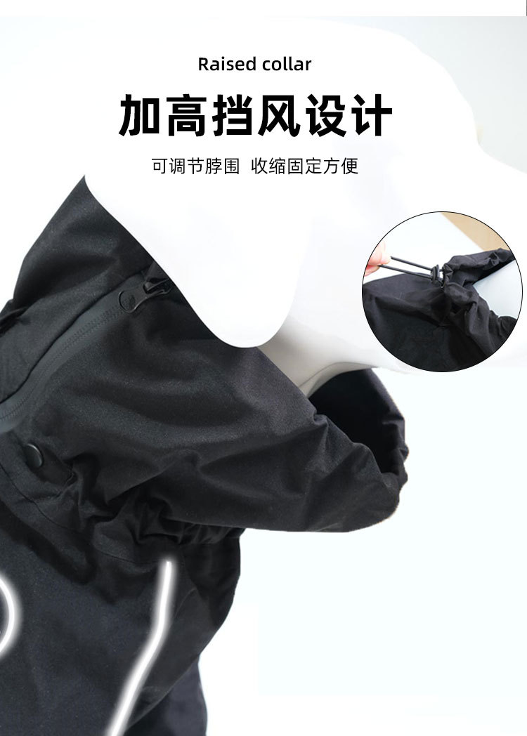 跨境宠物雨衣中大型犬金毛萨摩阿拉斯加防水四脚雨衣狗狗连帽雨衣详情9