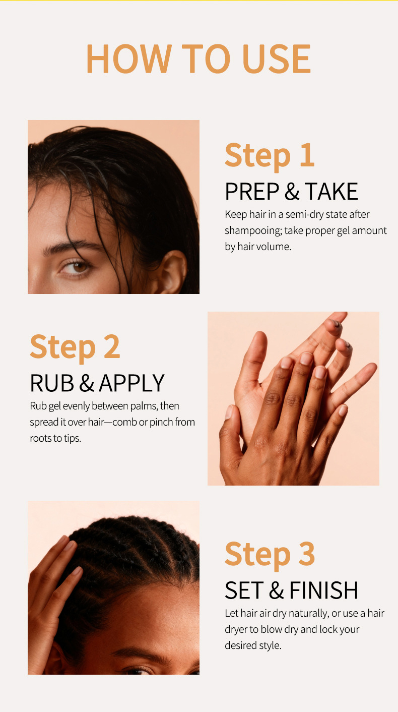 【 Cross-border Exclusive 】FORMBO Fruit Gel Hair Styling, Curling, and Frizzy Mousse Gel Wholesale pic 16