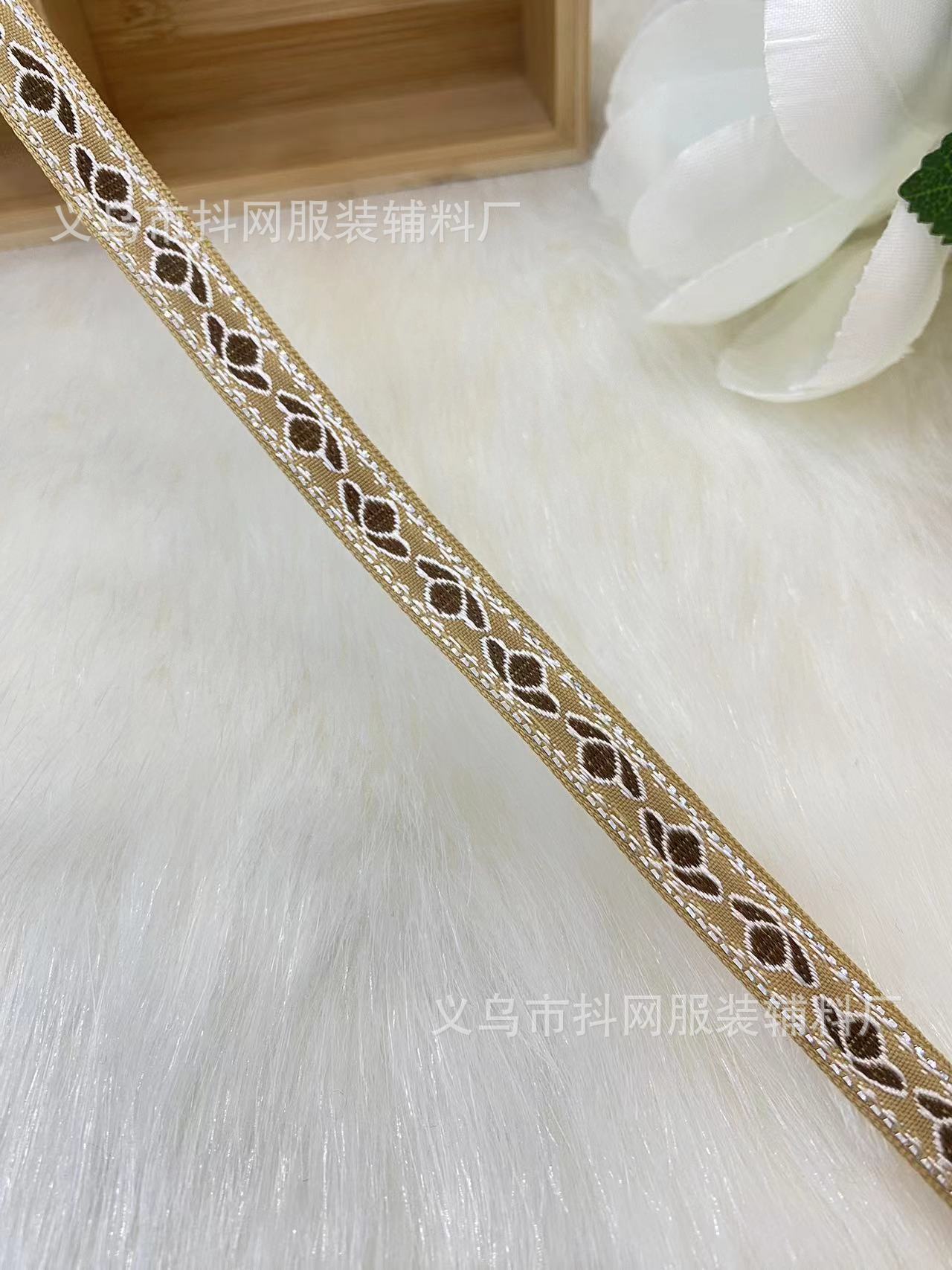 Wholesale of 1.5- 2.1cm multi-style ethnic jacquard embroidery ribbons, hair accessories, headwear, performance costumes and accessories pic 9