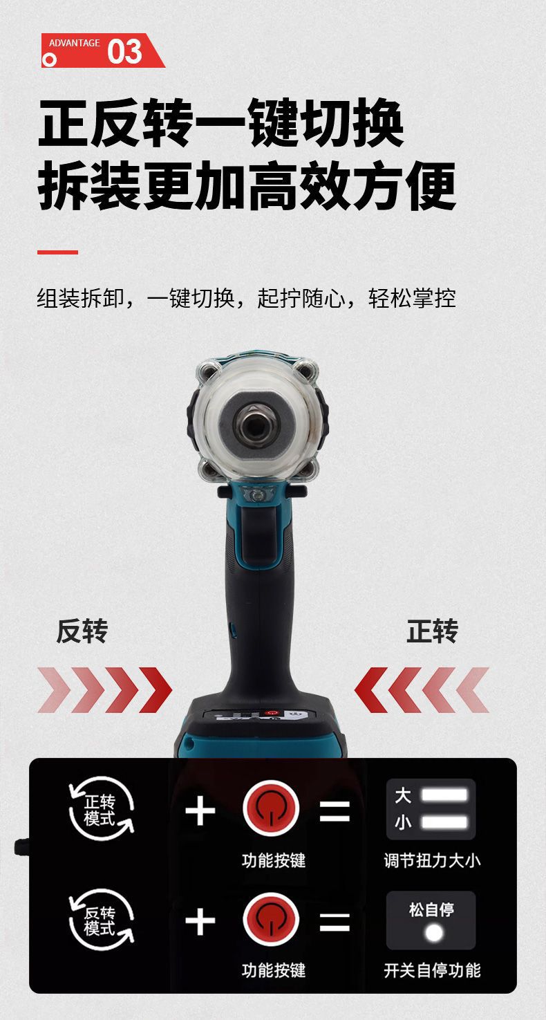 充电式无刷电机起子机多功能锂电手电钻扭力电动扳手工具套装批发详情5