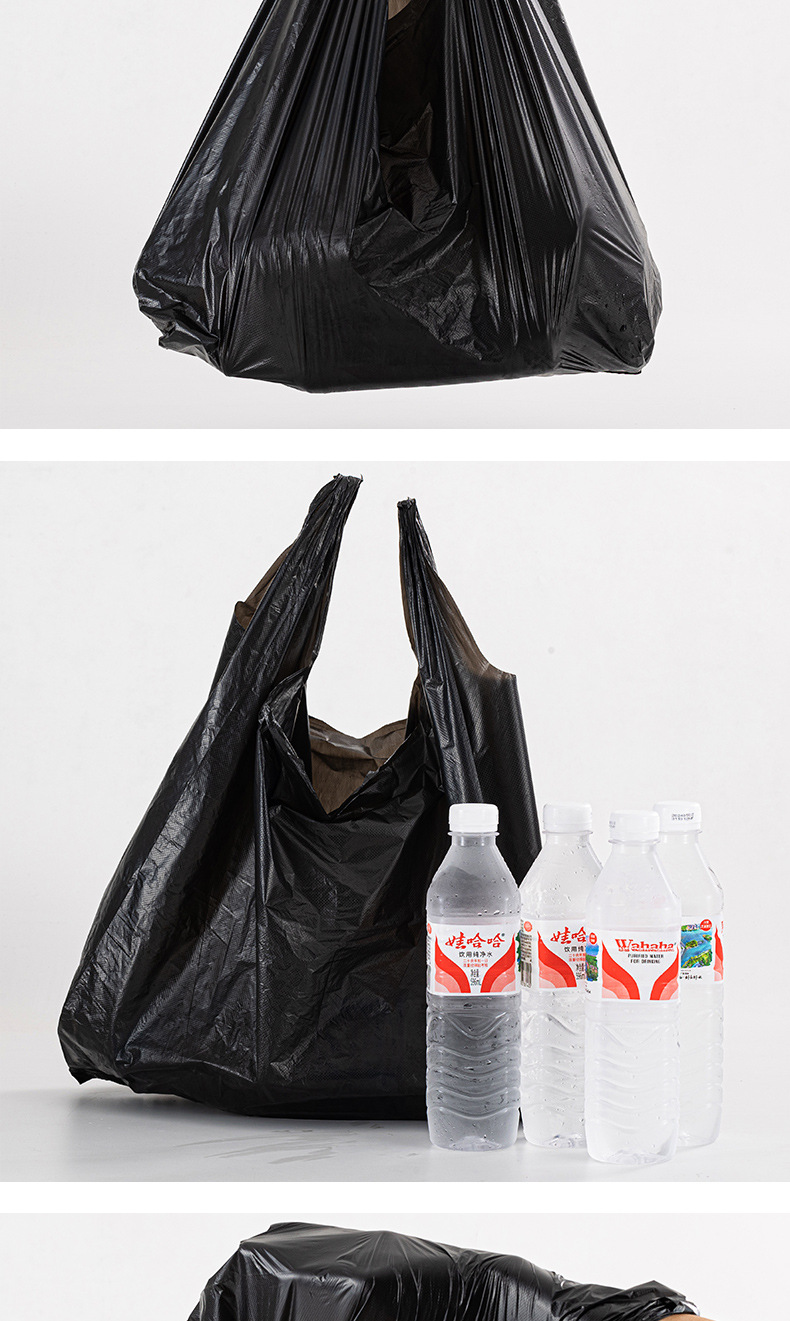 超大垃圾袋加厚物业户外环卫塑料袋医疗酒店餐饮黑色特大号垃圾袋详情14