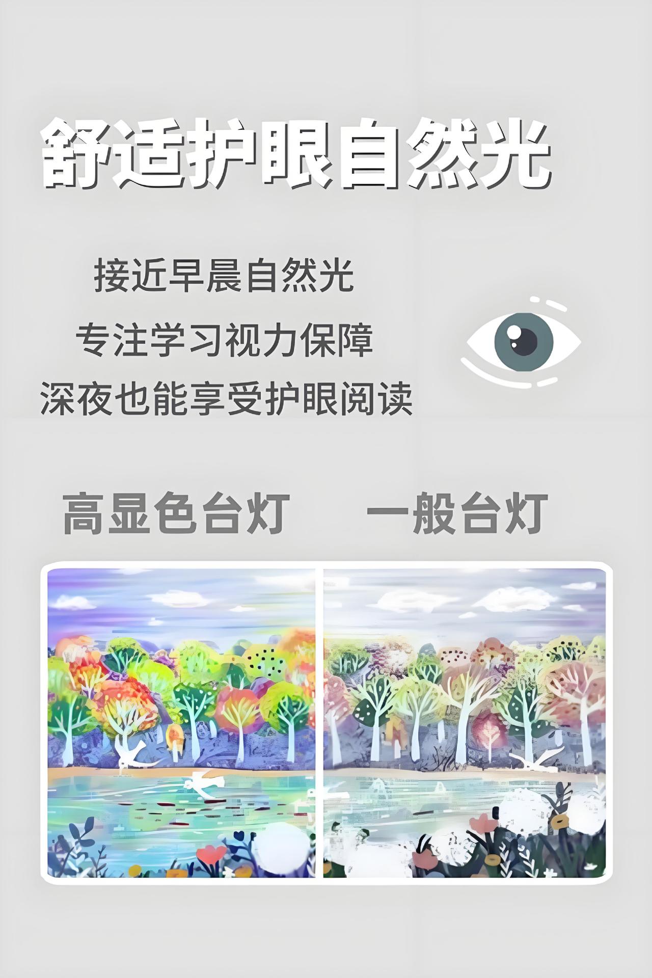 护眼台灯大容量超长续航充插电两用高中大学生防近视宿舍学习批发详情11