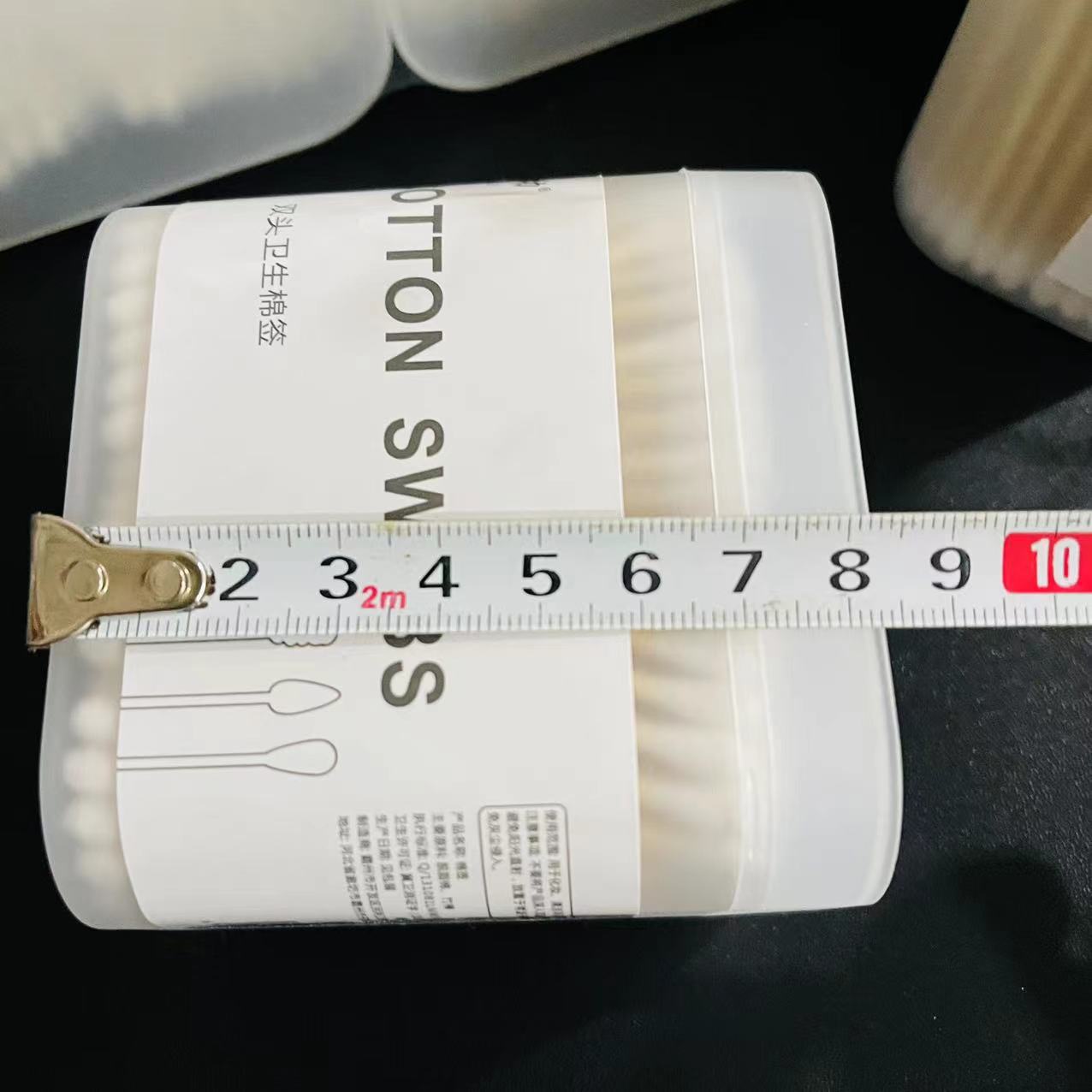 【1-8 Zones 】 Frosted large square box cotton swabs 6/ pack 240/ box Frosted large square box cotton swabs, new makeup and beauty universal cotton swabs 2-yuan store, double-headed 2-yuan cotton swabs wholesale pic 2