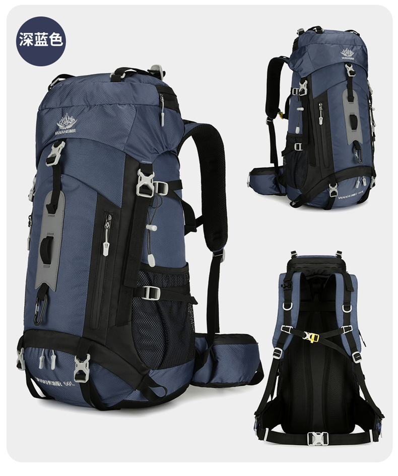 Yitu large-capacity outdoor mountaineering and camping sports bag, water-resistant and wear-resistant hiking travel backpack, Cross-border outdoor bag pic 23