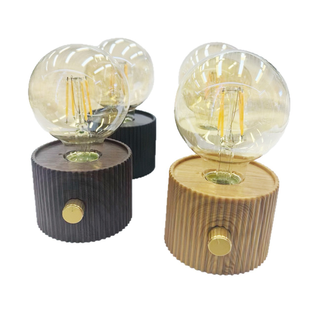 新款复古玻璃手电筒灯泡小夜灯钨丝LED卧室睡眠灯创意桌面氛围灯详情7