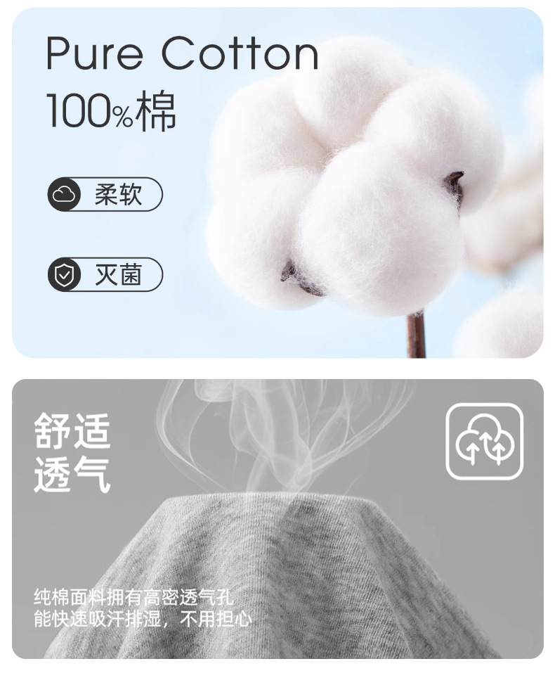 纯棉一次性内裤男女款差旅免洗孕妇灭菌独立包装日抛内裤男平角款详情11