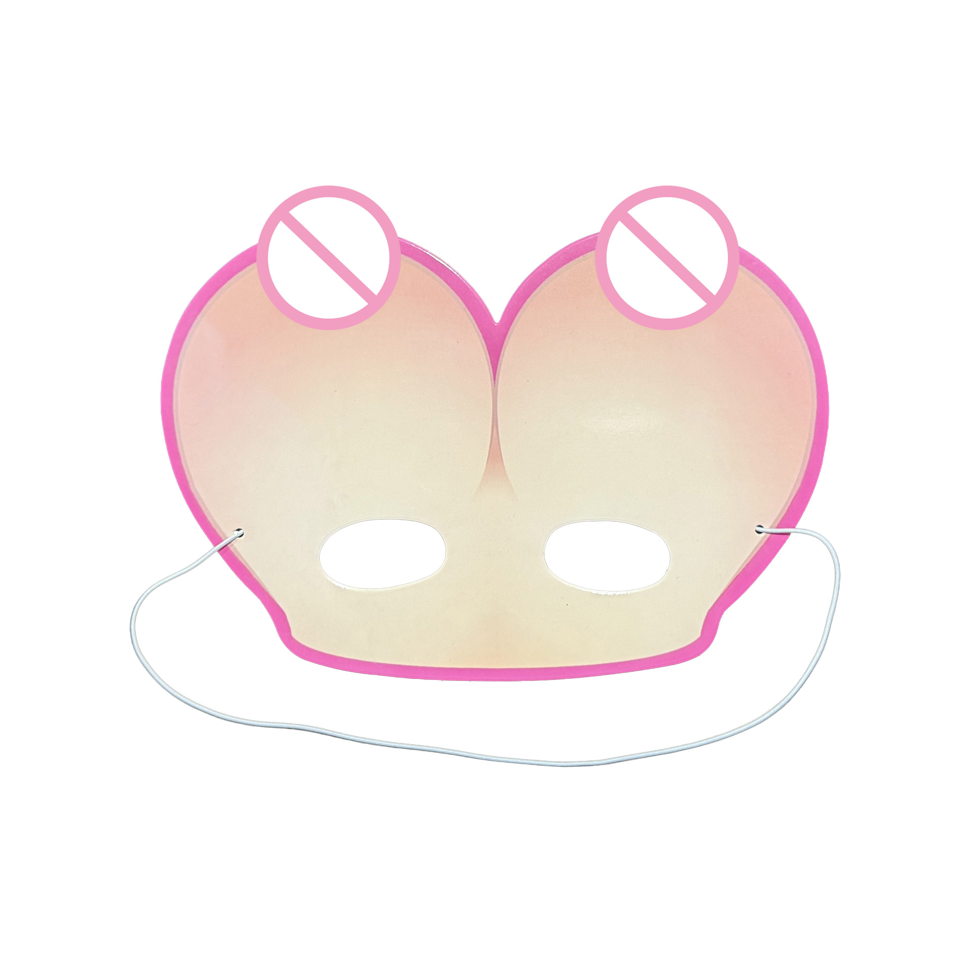 跨境新品单身派对酒吧KTV道具情趣纸面具boobiepartymask详情4