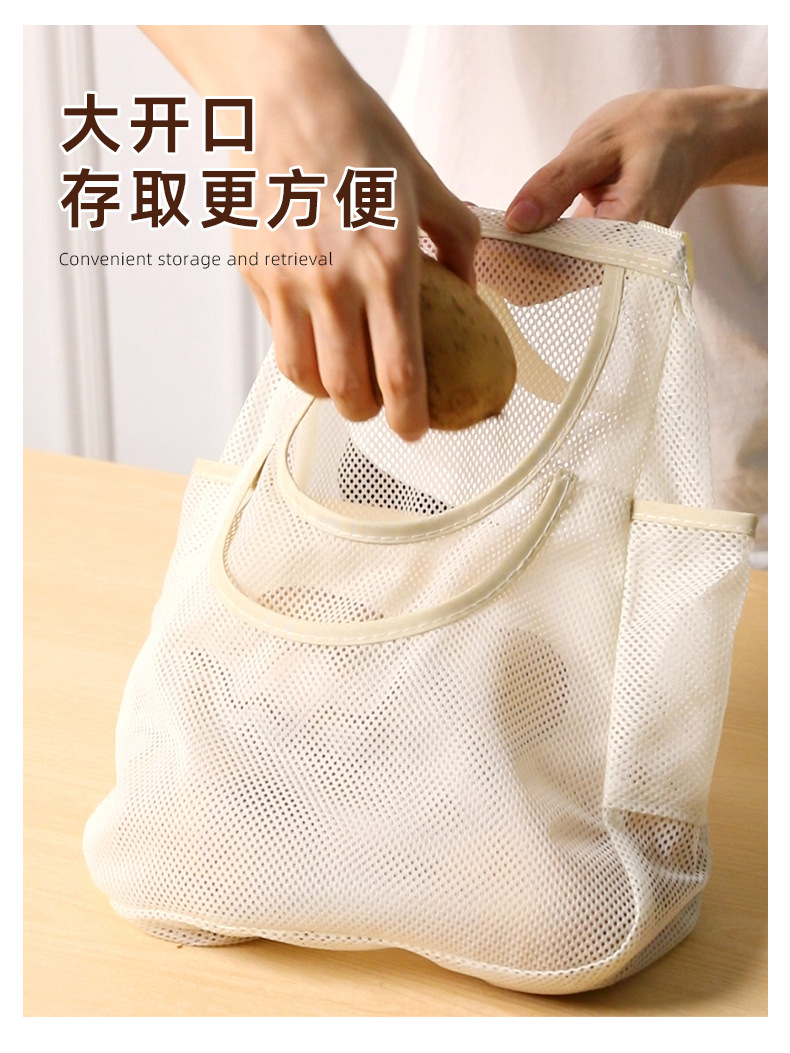 Wall-mounted garbage bag storage bag, kitchen multi-functional hanging bag, storage wonder, plastic bag for organizing household storage bags pic 8