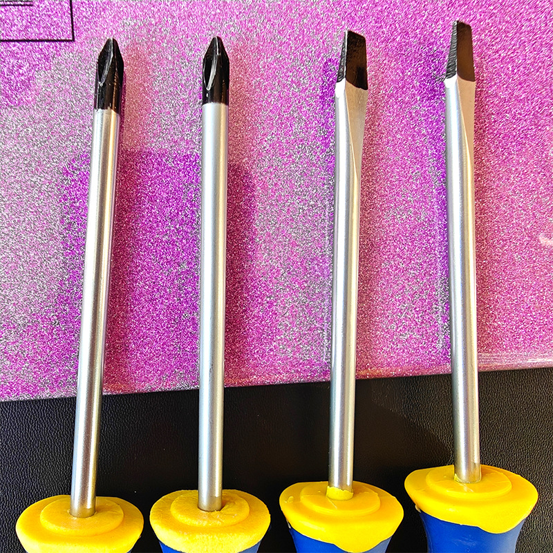 【 Packaging Area 】 4-inch Blue Huangbing screwdriver 450 yuan per piece. 4-inch blue Huangbing screwdriver, flat-head cross-shaped plum blossom screwdriver handle, anti-slip screwdriver, wholesale for 2 yuan pic 5