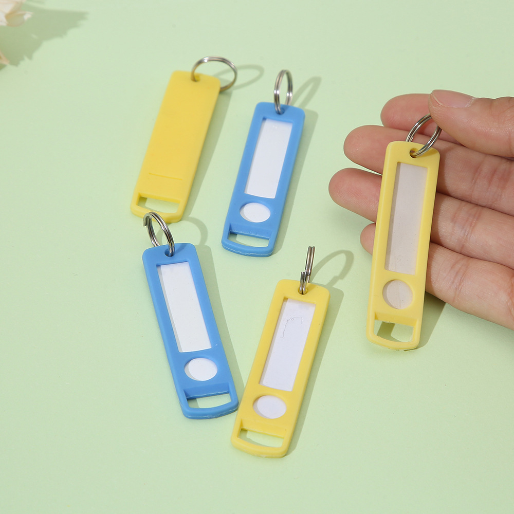 Hot-selling doorplate keychains, metal rings, hotel registration keychains, simple, mini and portable keychains wholesale pic 7