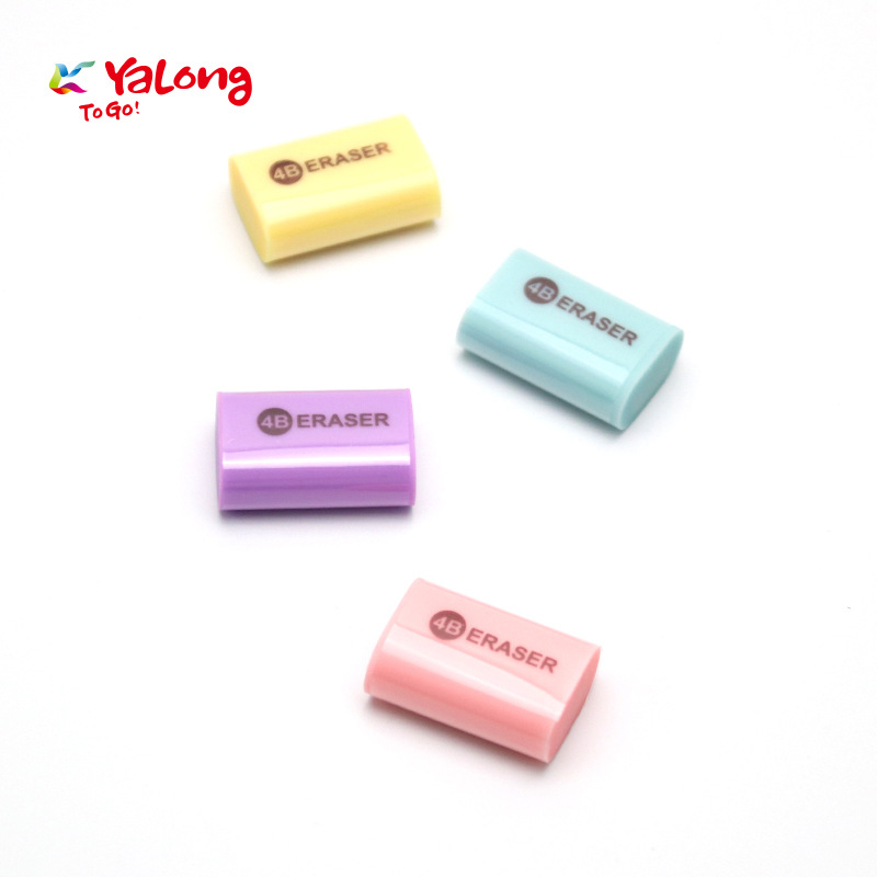 YALONG Fashionable 4-color PVC safety eraser Student eraser pic 1