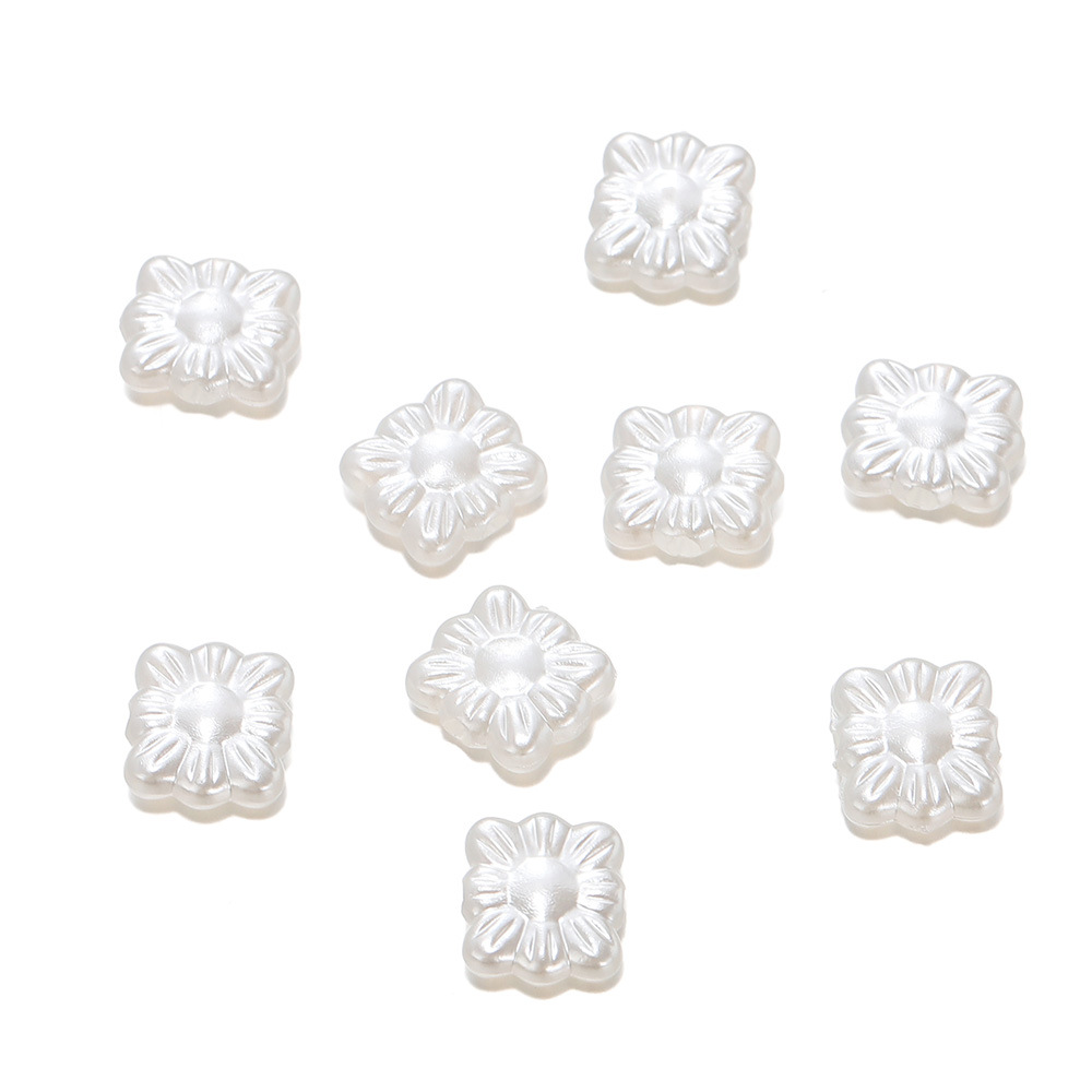 ABS仿珍珠 巴洛克风花朵仙人掌蝴蝶结 奶油胶diy手工串珠耳环配饰详情38