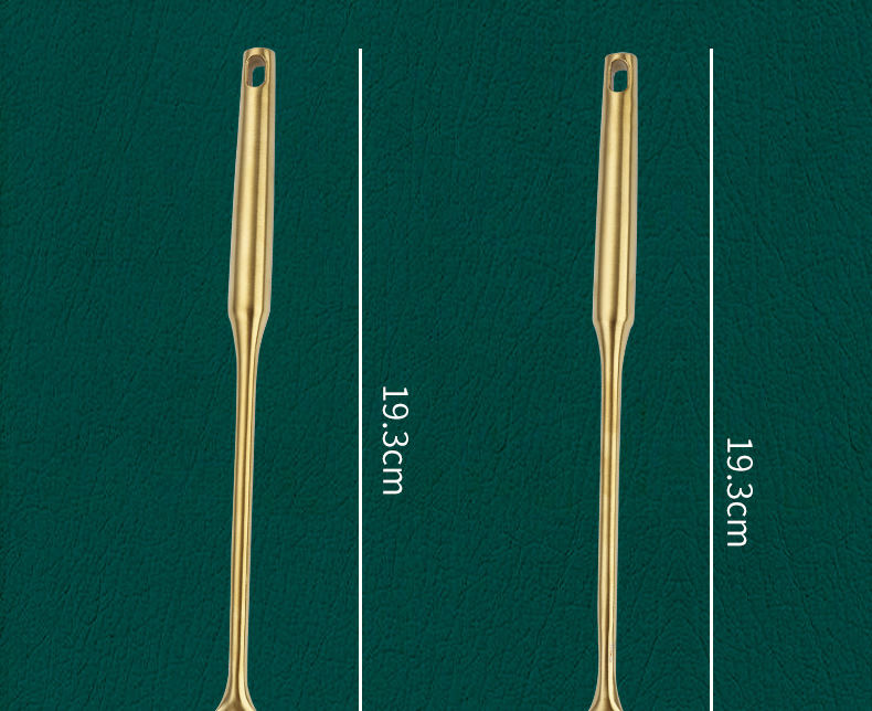 镀金 跨境 加厚不锈钢汤勺火锅漏勺隔油勺套装家用厨具防烫火锅勺详情7