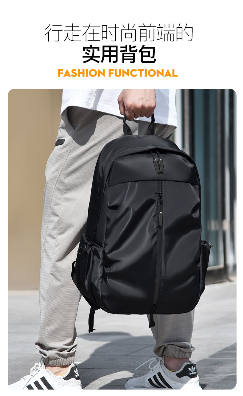 跨境新款双肩包男士大容量商务背包户外电脑包休闲学生旅行包书包详情3
