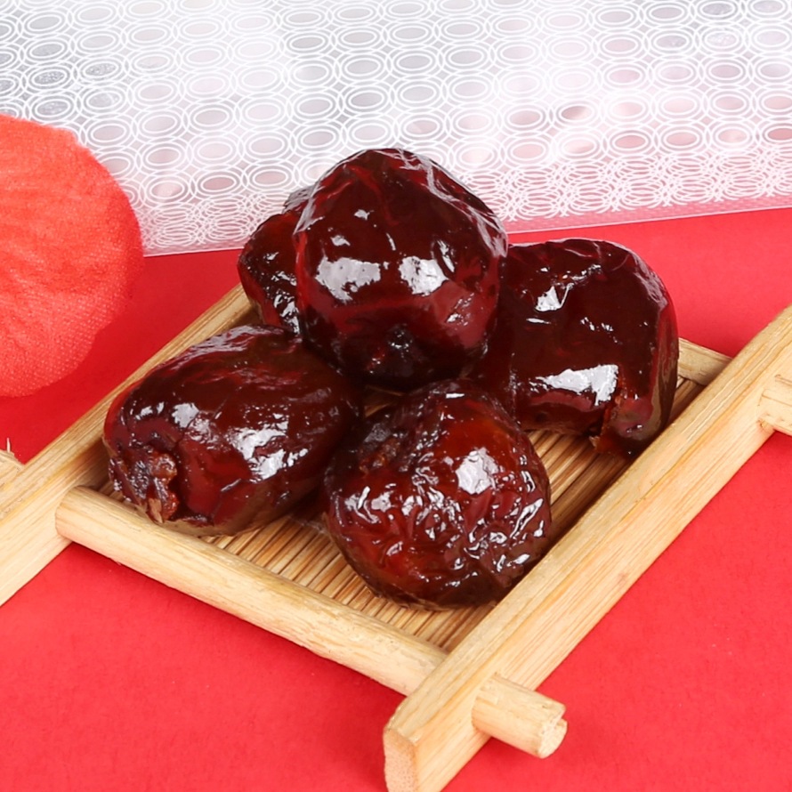 山东厂家正品阿胶水晶枣颗粒枣100g东阿无核蜜枣阿胶枣枸杞详情8