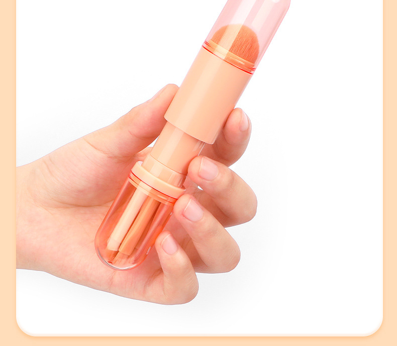 Mini extendable makeup brush, skin tone extendable makeup brush, portable makeup brush pic 7