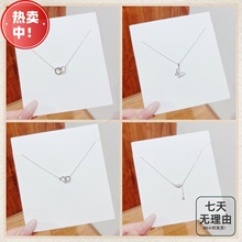 项链饰品女新款2025蝴蝶结鱼尾翅膀锁骨链百搭超长保色女批发新款详情4