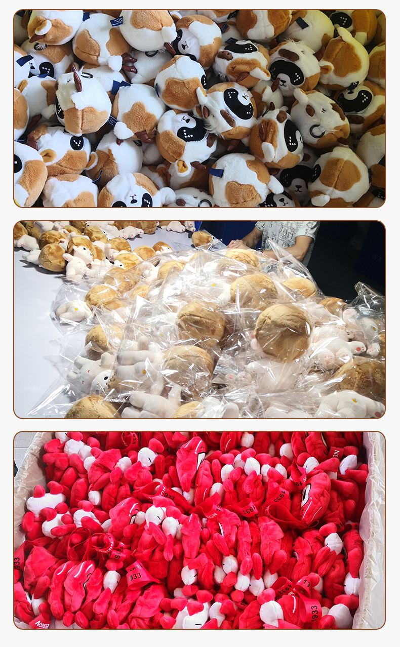 Customized plush toys, cute plush bags, claw machines, creative vinyl plush toy figurines, plush toy dolls pic 13