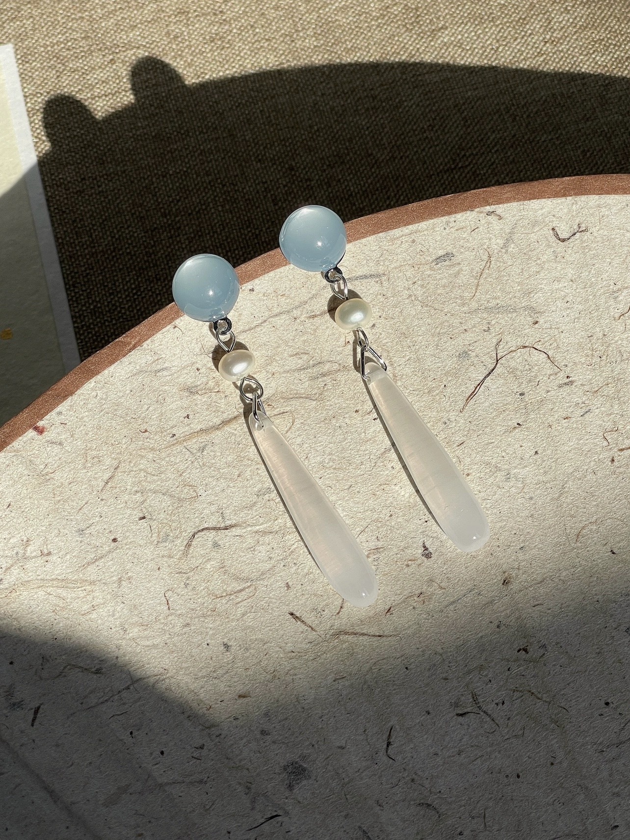 新款水滴珍珠清冷国风气质耳夹无耳洞女耳钉耳饰配饰新中式古风详情2