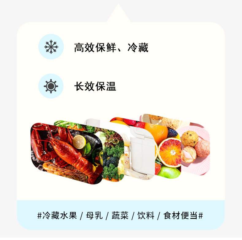 Car insulated box, electric lunch box, small refrigerator, refrigeration refrigerator, 12v car refrigerator, 2l pic 11