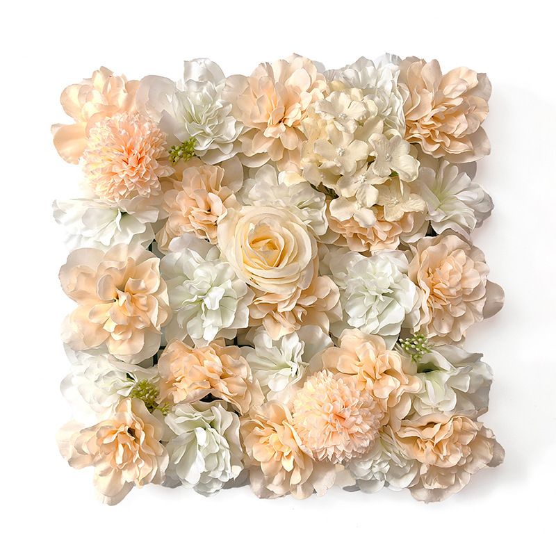 婚礼仿真花背景墙玫瑰花墙粉色绣球花排塑料花婚庆装饰结婚花户外详情3