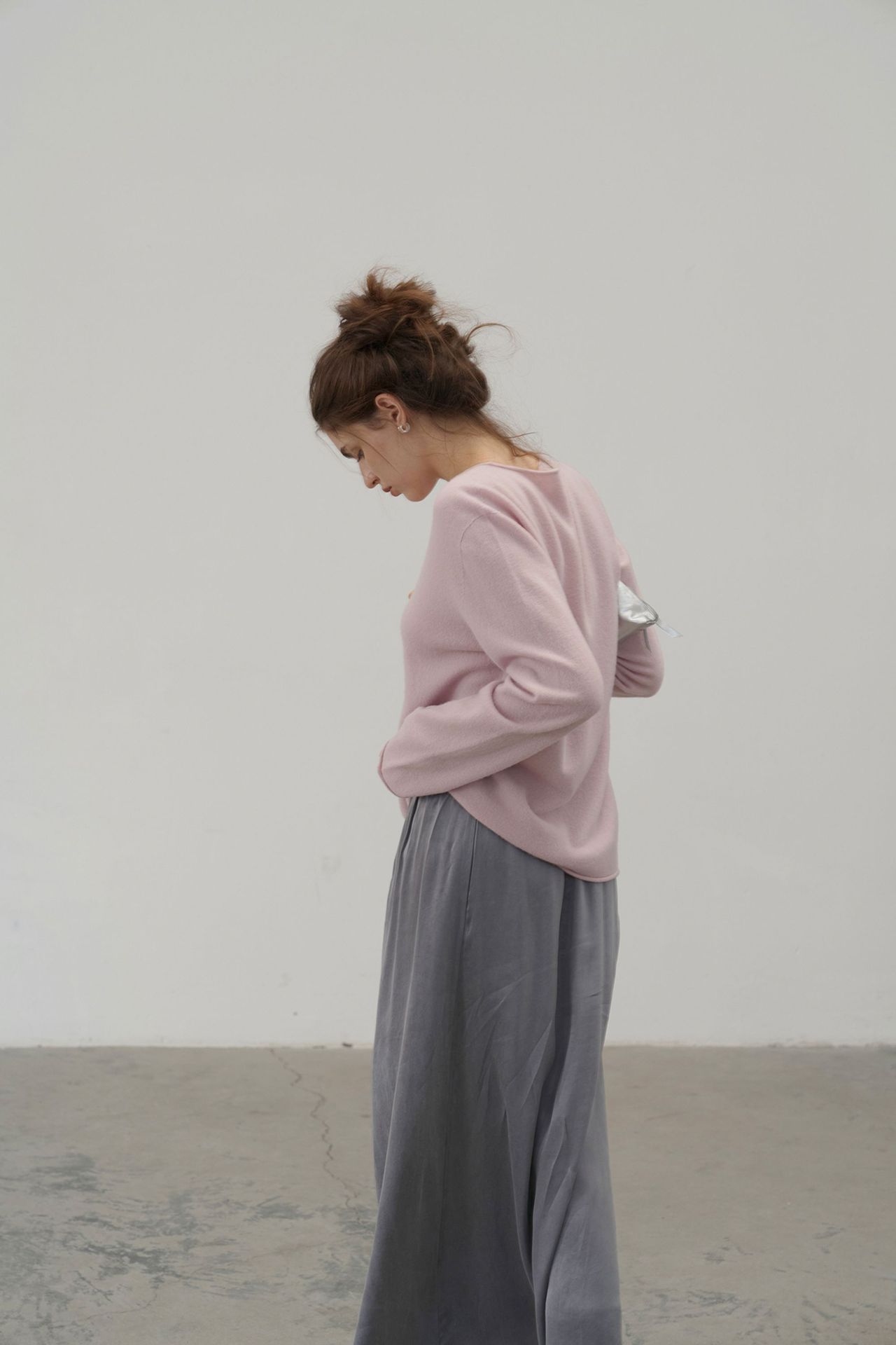 Korean-style seamless one-piece process round-neck pullover cotton and wool sweater, basic base layer for women a1183 in autumn and winter pic 35